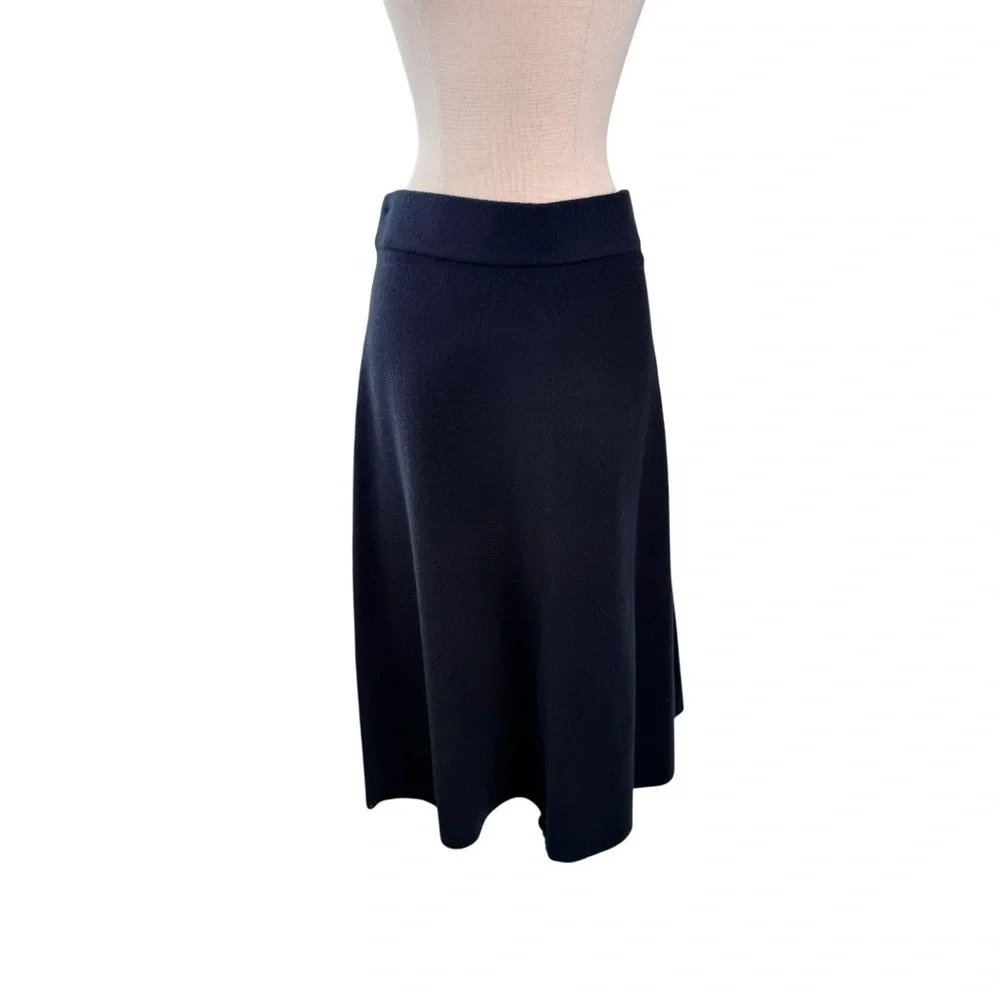 Liz Claiborne Elegant Black A-Line Skirt